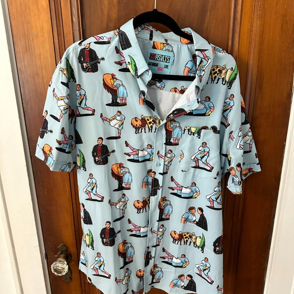 RSVLTS x SNL Lunch Lady Land Kunuflex Shirt XXL